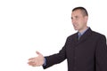 Business man Ready to Shake Hands Royalty Free Stock Photo