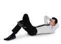 Business man relaxing Royalty Free Stock Photo