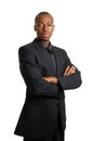 Business man with serious facial expression Royalty Free Stock Photo