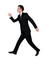 Business man side jump Royalty Free Stock Photo