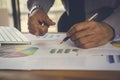 Business man signing a contract. Owns the business sign personally, director of the company, solicitor. Real estate agent holding Royalty Free Stock Photo