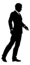 Business Man In Suit Silhouette Person Royalty Free Stock Photo