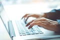 Business man Using Laptop in office Royalty Free Stock Photo