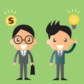 Business man vector cartoon illustration design