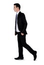 Business man walk side Royalty Free Stock Photo