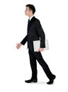 Business man walk side Royalty Free Stock Photo