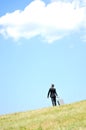 Business man walking Royalty Free Stock Photo