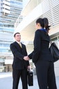 Business Man and Woman Team Royalty Free Stock Photo