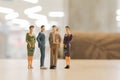 Business man and women standing weeting teamwork concept Royalty Free Stock Photo