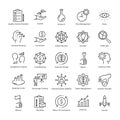 Business Management and Growth Vector Line Icons 1