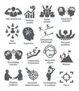 Business management icons Pack 40