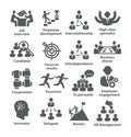 Business management icons Pack 33