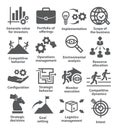 Business management icons. Pack 15.