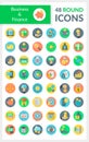 Business and Marketing Round Icons