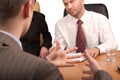 Business meeting - body langua Royalty Free Stock Photo