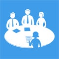 Business meeting icon Royalty Free Stock Photo