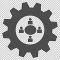 Business meeting vector icon eps 10. People around table simple symbol Royalty Free Stock Photo