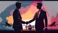 Business men making a deal Royalty Free Stock Photo