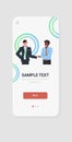 Business men shaking hands mix race businessmen couple hand shake successful agreement deal partnership concept Royalty Free Stock Photo