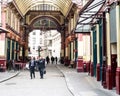 Business Men Walking Leadenhall Market London Royalty Free Stock Photo