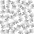 Business mind-breaker jigsaw puzzle metallic Royalty Free Stock Photo