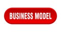 business model button. rounded sign on white background Royalty Free Stock Photo