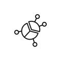 Business Modeling thin line icon set