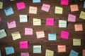 Business and motivational words on sticky notes Royalty Free Stock Photo