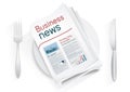 Business news tablewares