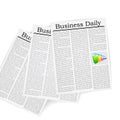 Business Newspaper Royalty Free Stock Photo