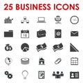 Business office icons Royalty Free Stock Photo