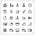 Business and Office icons set