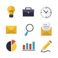 Business and Office icons set