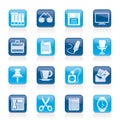 Business and office objects icons