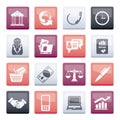 Business and office objects icons Royalty Free Stock Photo