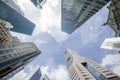 Business office skyscrapers in Singapore