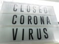 Business office or store shop is closed, bankrupt business due to the effect of novel Coronavirus COVID-19 pandemic Royalty Free Stock Photo