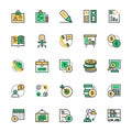 Business & Office Vector Icons 2 Royalty Free Stock Photo