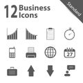 Business and Office Vector Icons - Standard Royalty Free Stock Photo