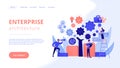 Enterprise architecture concept landing page