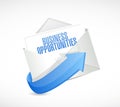 business opportunities email illustration
