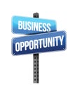 Business opportunity sign Royalty Free Stock Photo