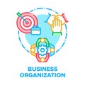 Business Organization Team Vector Concept Color Royalty Free Stock Photo