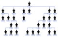 Business organizational corporate hierarchy team work