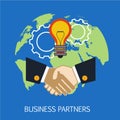 Business Partners Concept Art Royalty Free Stock Photo