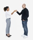 Business partners doing a fist bump Royalty Free Stock Photo