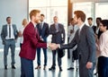 Business partners handshaking Royalty Free Stock Photo