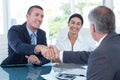 Business partners shaking hands Royalty Free Stock Photo