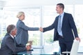 Business partners shaking hands Royalty Free Stock Photo