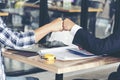 Business Partners Trust in Team Giving Fist Bump to Greeting Start up project Contractor.Businessman Teamwork are Partnership in Royalty Free Stock Photo